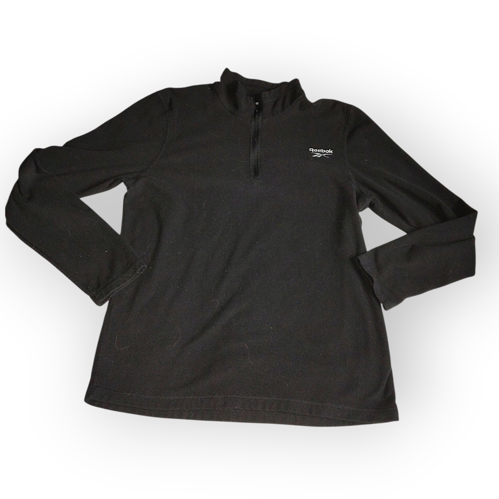 Reebok Black Half-Zip Pullover Sweater